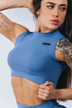 Top Cropped Azul